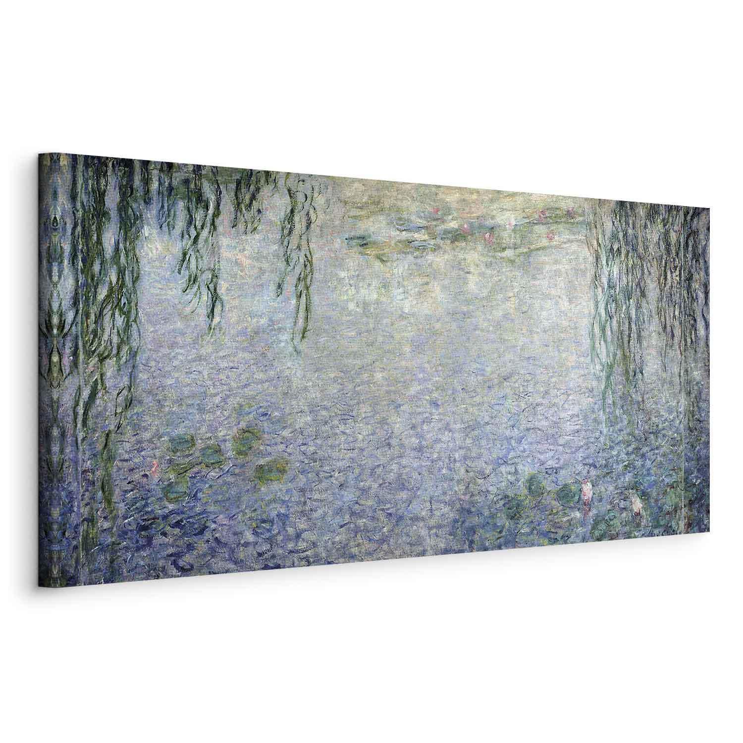 Tavla - Water Lilies: Two Weeping Willows-Tavlor-Artgeist-peaceofhome.se