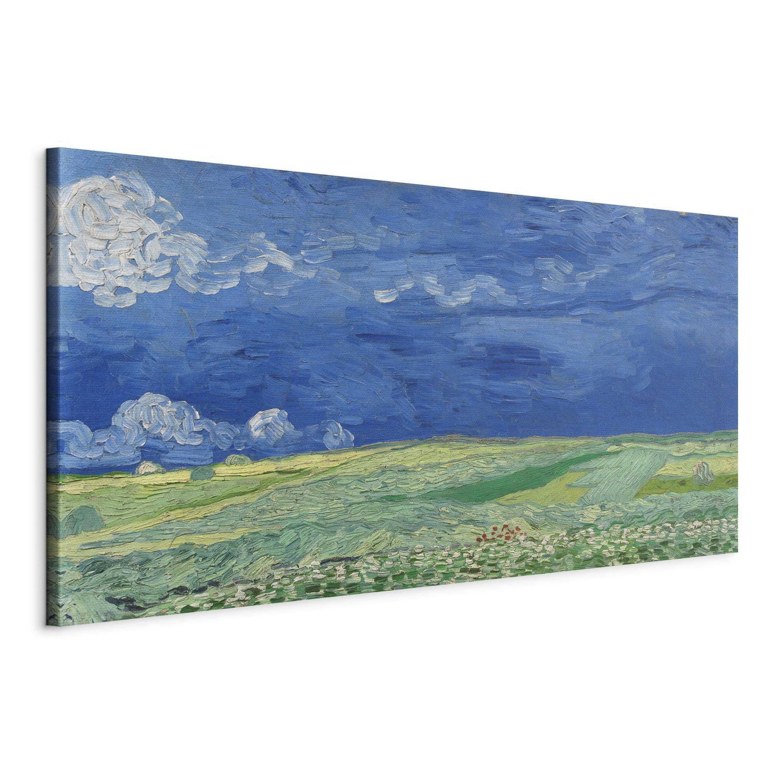 Tavla - Wheatfield under Thunderclouds-Tavlor-Artgeist-peaceofhome.se