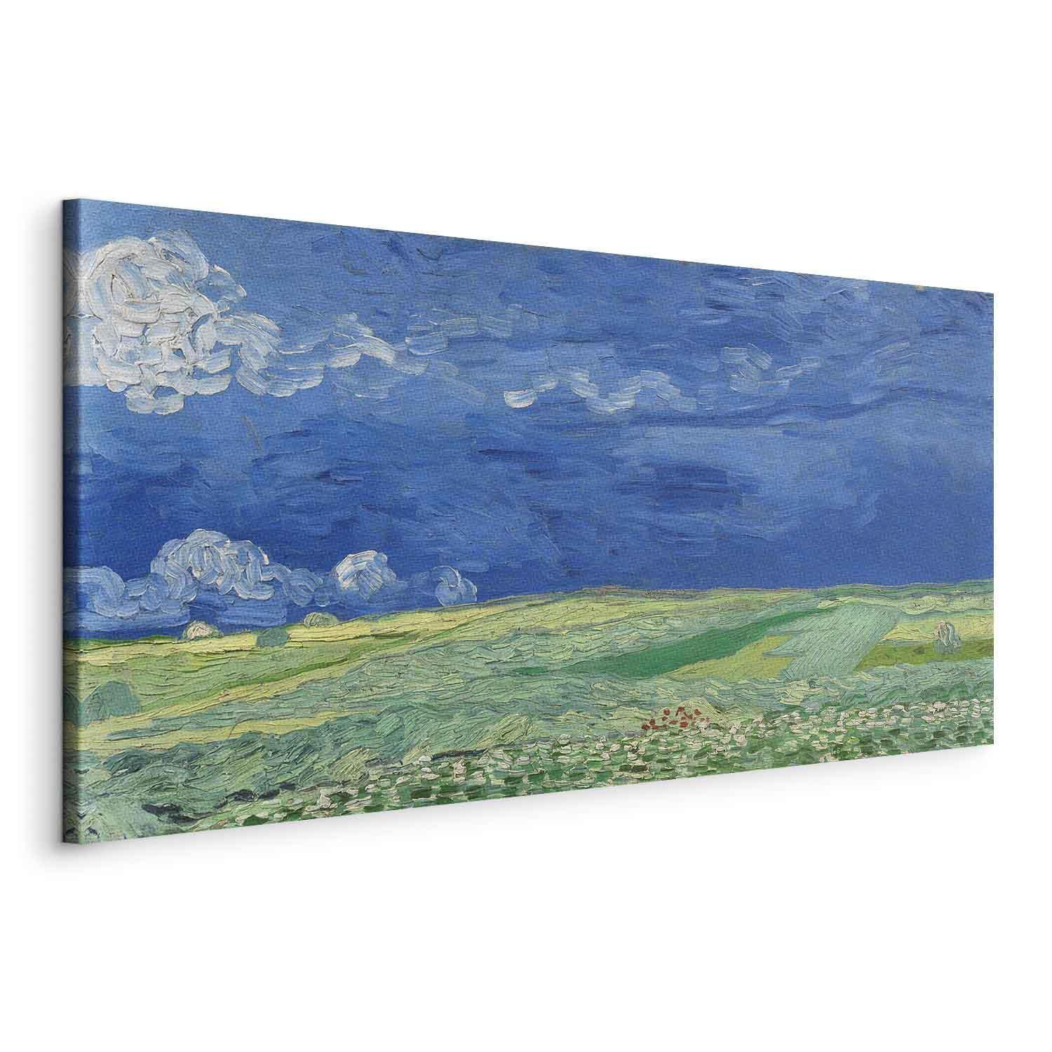 Tavla - Wheatfield under Thunderclouds-Tavlor-Artgeist-peaceofhome.se