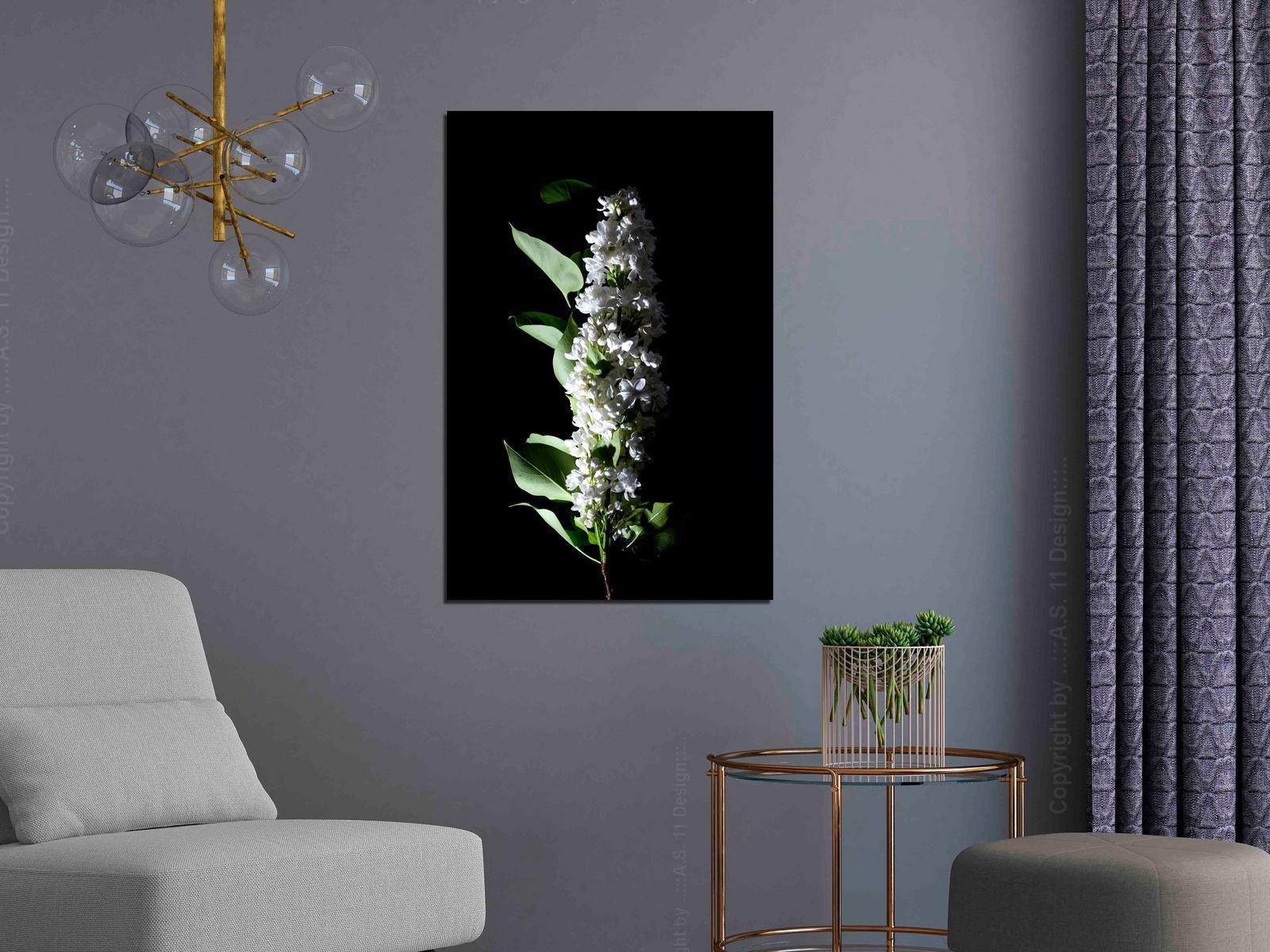 Tavla - White Lilacs (1 Part) Vertical-Tavlor-Artgeist-peaceofhome.se