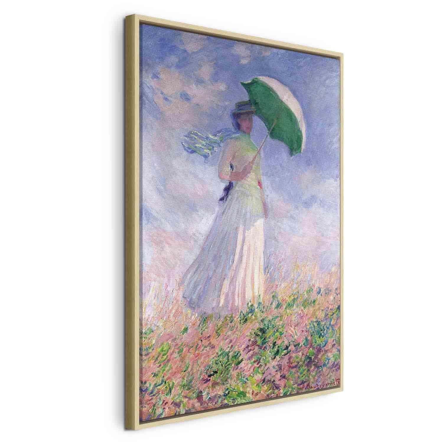 Tavla - Woman with a Parasol, facing right-Tavlor-Artgeist-peaceofhome.se