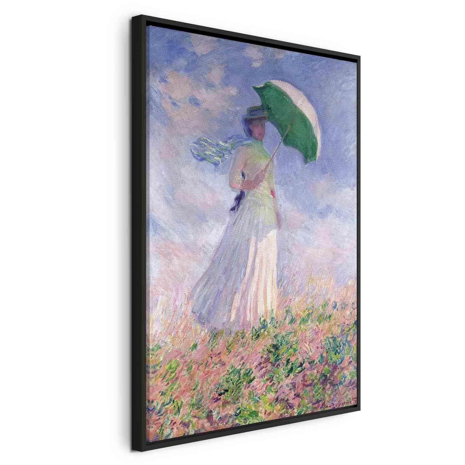 Tavla - Woman with a Parasol, facing right-Tavlor-Artgeist-peaceofhome.se