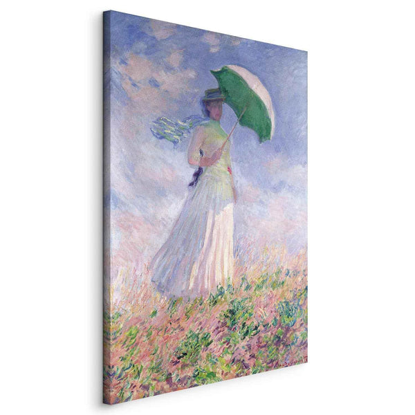 Tavla - Woman with a Parasol, facing right-Tavlor-Artgeist-peaceofhome.se