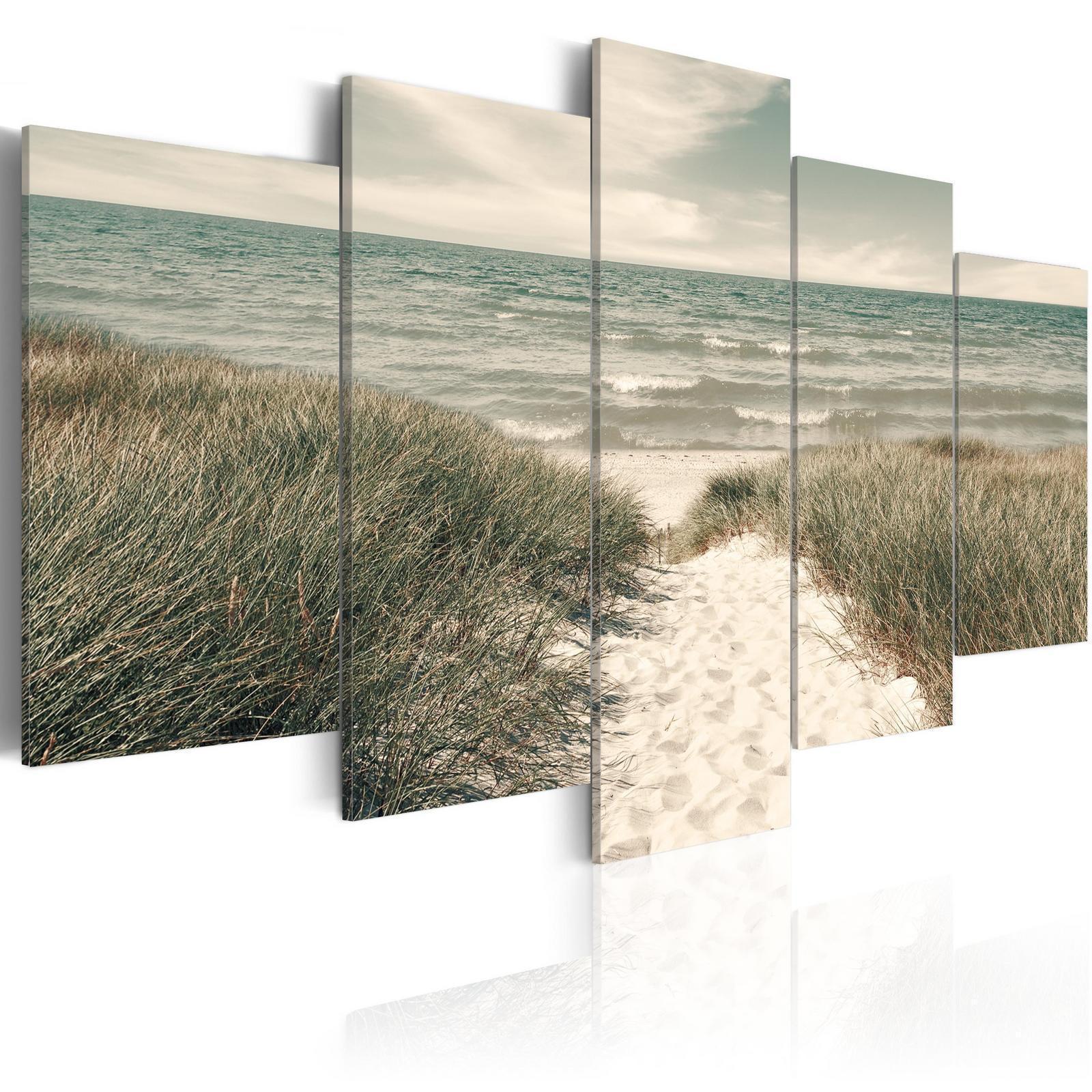 Tavla i akrylglas - Quiet Beach-Akrylglastavlor-Artgeist-peaceofhome.se