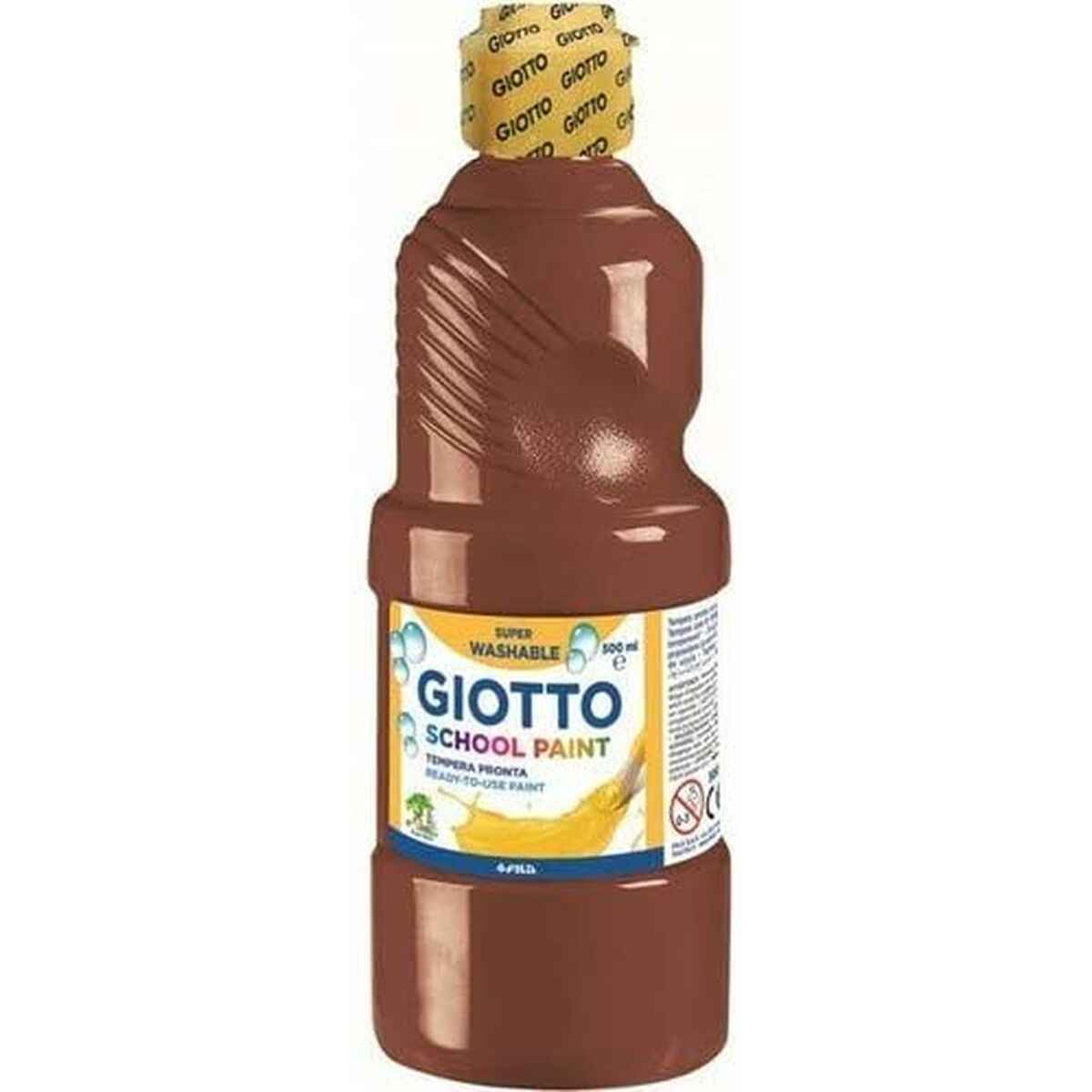 Tempera Giotto Brun 500 ml (6 antal)-Kontor och Kontorsmaterial, konst och hantverk-Giotto-peaceofhome.se