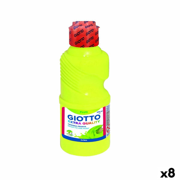 Tempera Giotto Gul 250 ml (8 antal)-Kontor och Kontorsmaterial, konst och hantverk-Giotto-peaceofhome.se