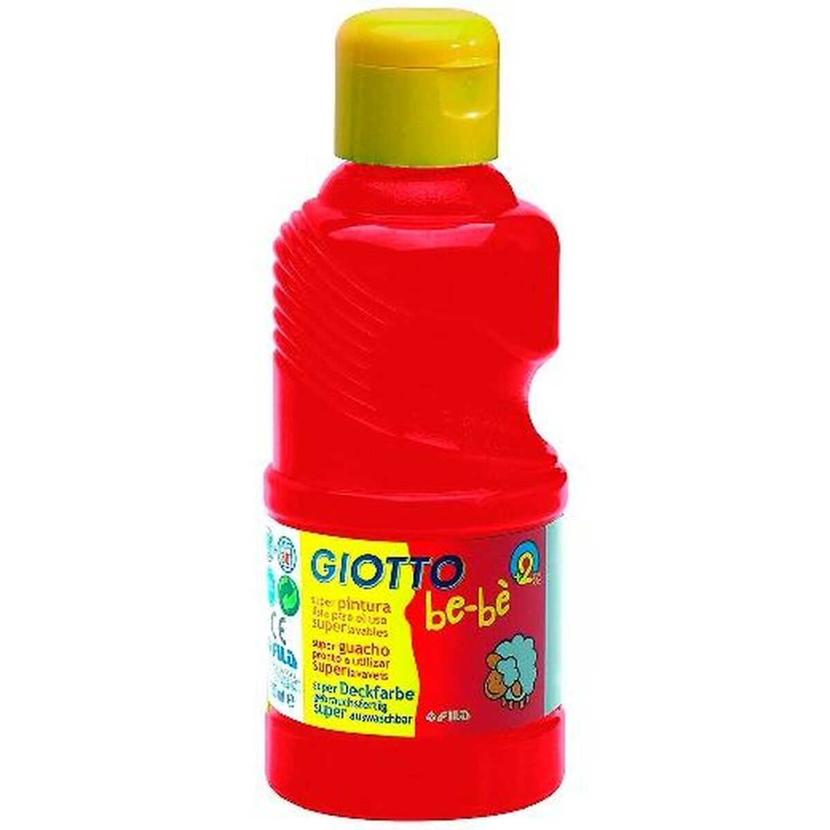 Tempera Giotto Röd 250 ml (8 antal)-Kontor och Kontorsmaterial, konst och hantverk-Giotto-peaceofhome.se