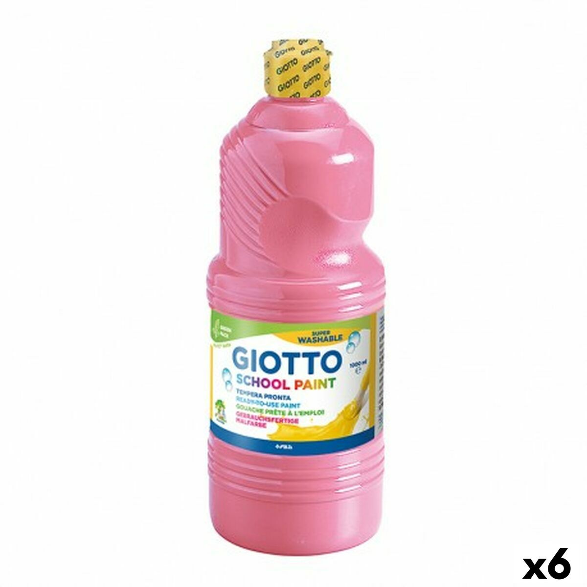 Tempera Giotto Rosa 1 L (6 antal)-Kontor och Kontorsmaterial, konst och hantverk-Giotto-peaceofhome.se