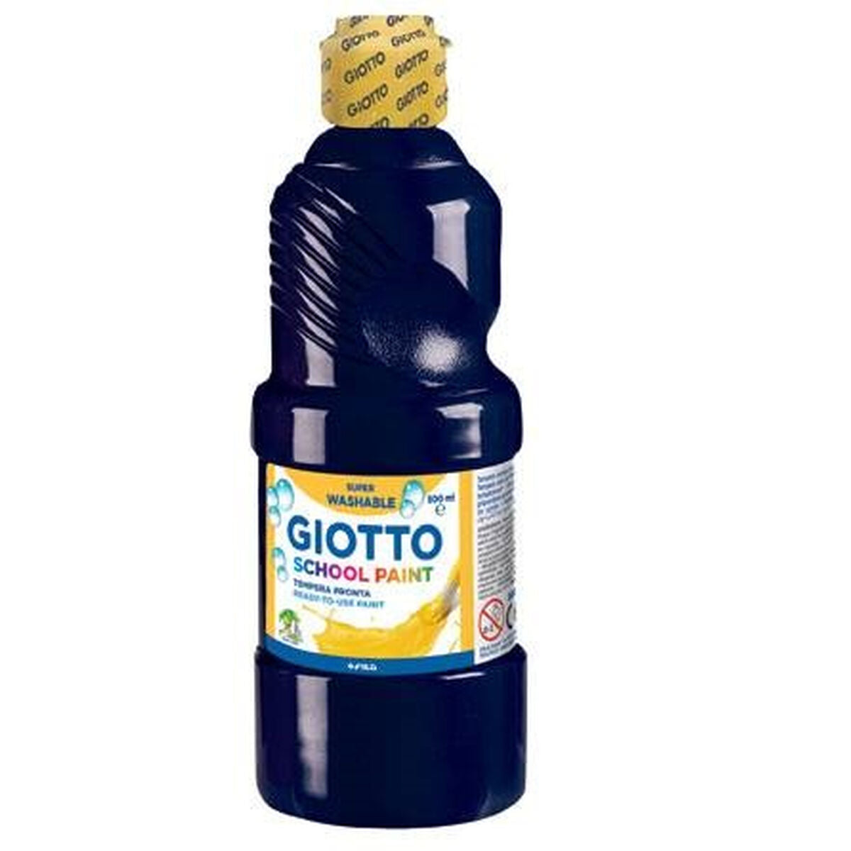 Tempera Giotto Svart 500 ml (6 antal)-Kontor och Kontorsmaterial, konst och hantverk-Giotto-peaceofhome.se