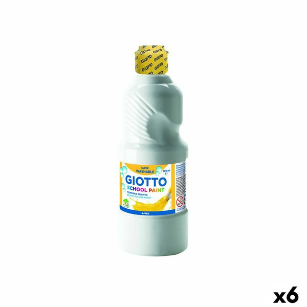 Tempera Giotto Vit 500 ml (6 antal)-Kontor och Kontorsmaterial, konst och hantverk-Giotto-peaceofhome.se