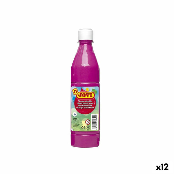 Tempera Jovi Magenta 500 ml (12 antal)-Kontor och Kontorsmaterial, konst och hantverk-Jovi-peaceofhome.se