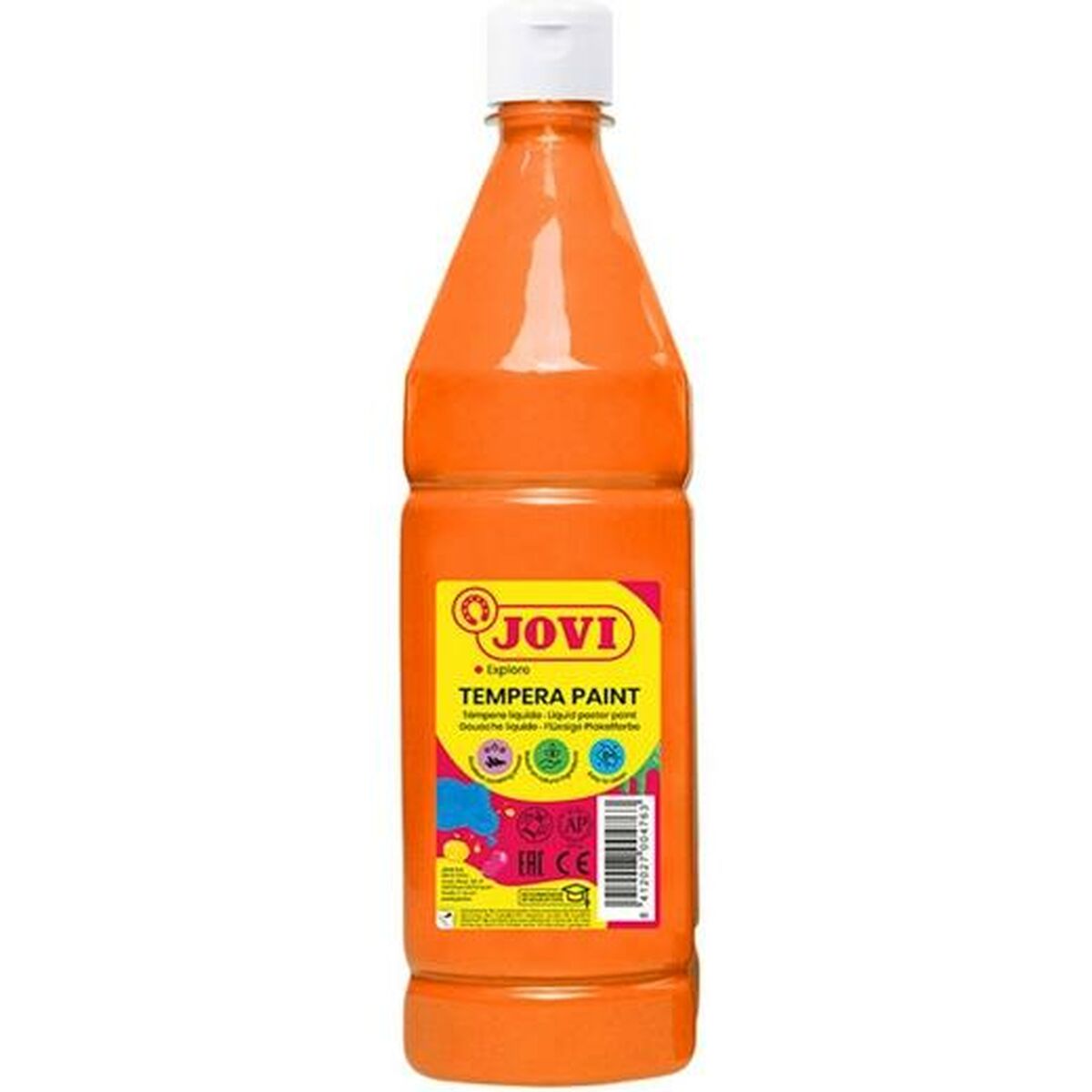 Tempera Jovi Orange 1 L (6 antal)-Kontor och Kontorsmaterial, konst och hantverk-Jovi-peaceofhome.se