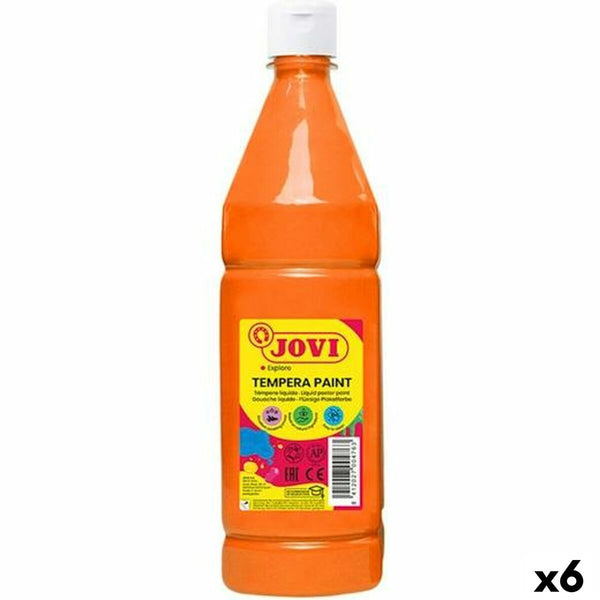 Tempera Jovi Orange 1 L (6 antal)-Kontor och Kontorsmaterial, konst och hantverk-Jovi-peaceofhome.se