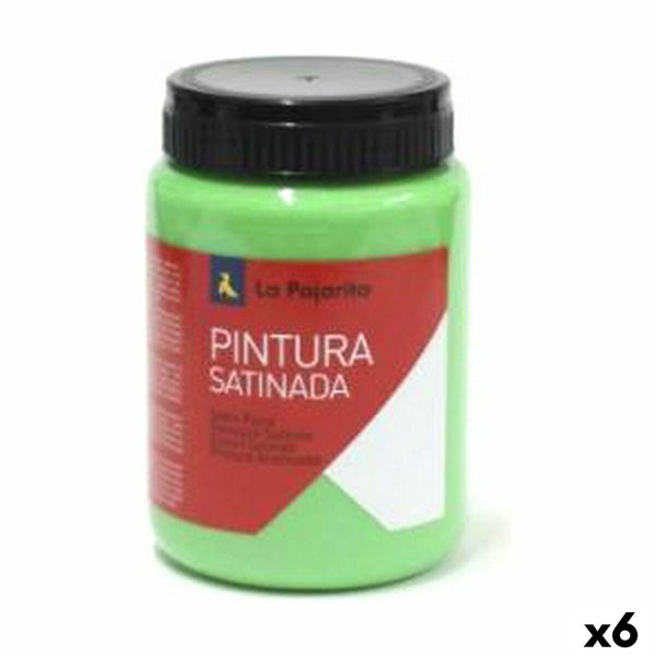 Tempera La Pajarita Grass L-38 6 Delar Grön Satinfinish-Kontor och Kontorsmaterial, konst och hantverk-La Pajarita-peaceofhome.se