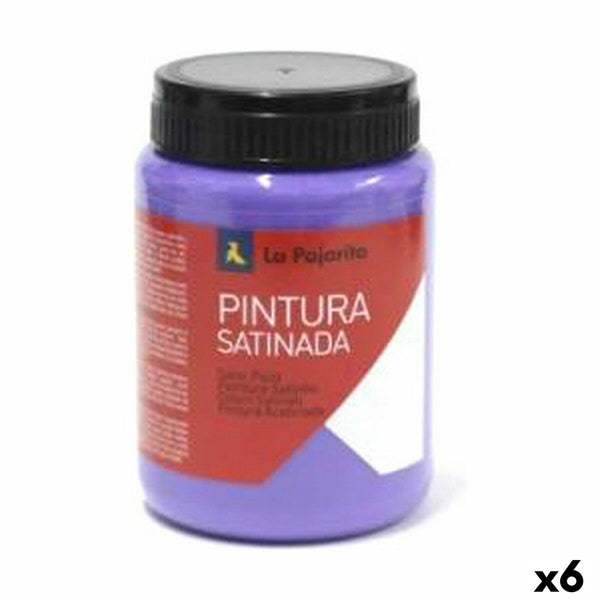 Tempera La Pajarita L-13 6 Delar Violett Satinfinish Skola-Kontor och Kontorsmaterial, konst och hantverk-La Pajarita-peaceofhome.se