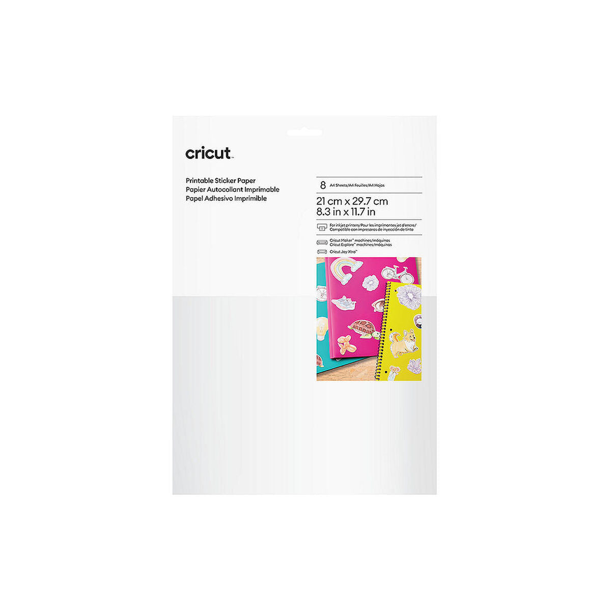 Termisk överföringsvinylark Cricut 2010361 (8 antal)-Kontor och Kontorsmaterial, Pappersprodukter för kontoret-Cricut-peaceofhome.se