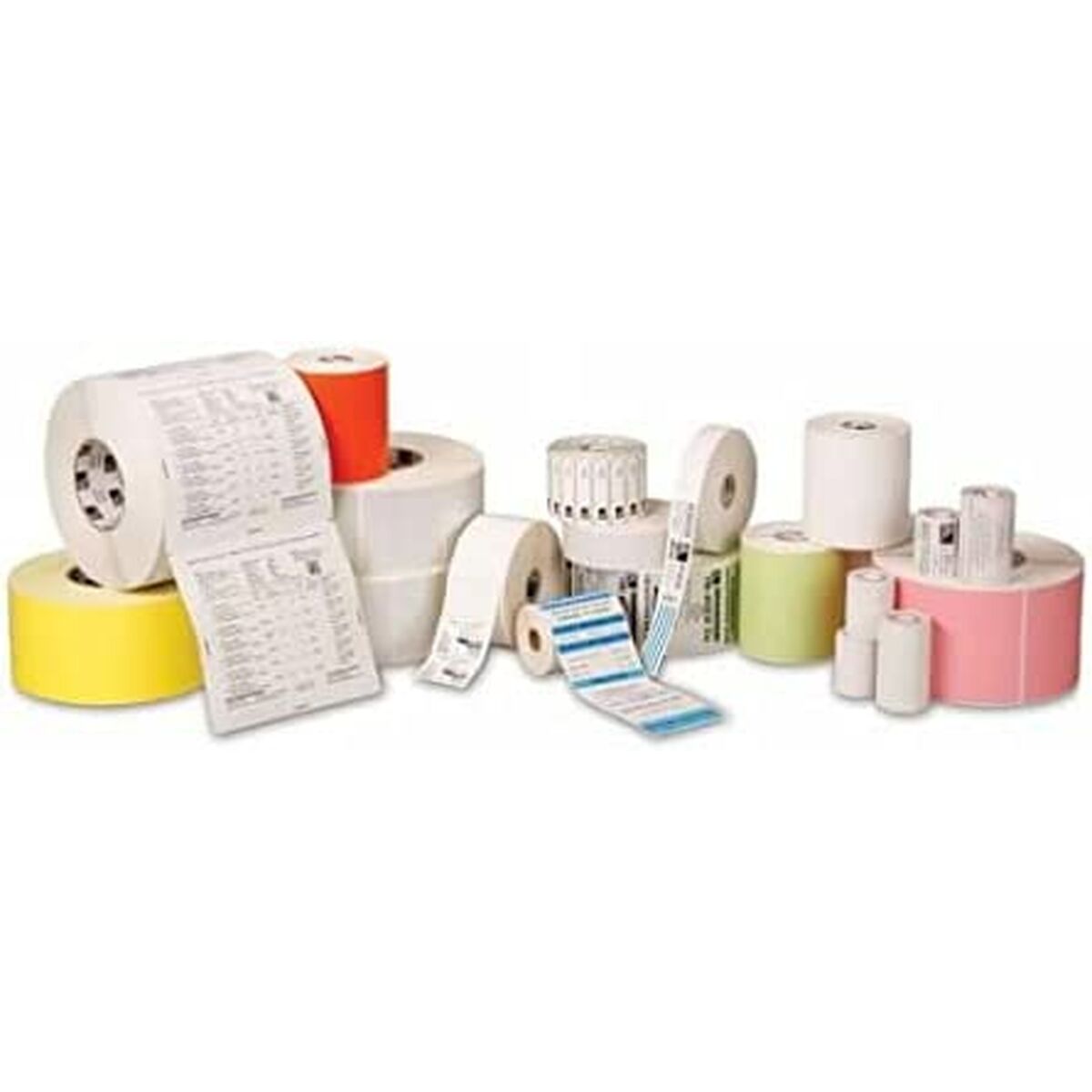 Termiskt Papper på Rulle Zebra 880239-076D Vit 31 mm (12 antal)-Kontor och Kontorsmaterial, Pappersprodukter för kontoret-Zebra-peaceofhome.se