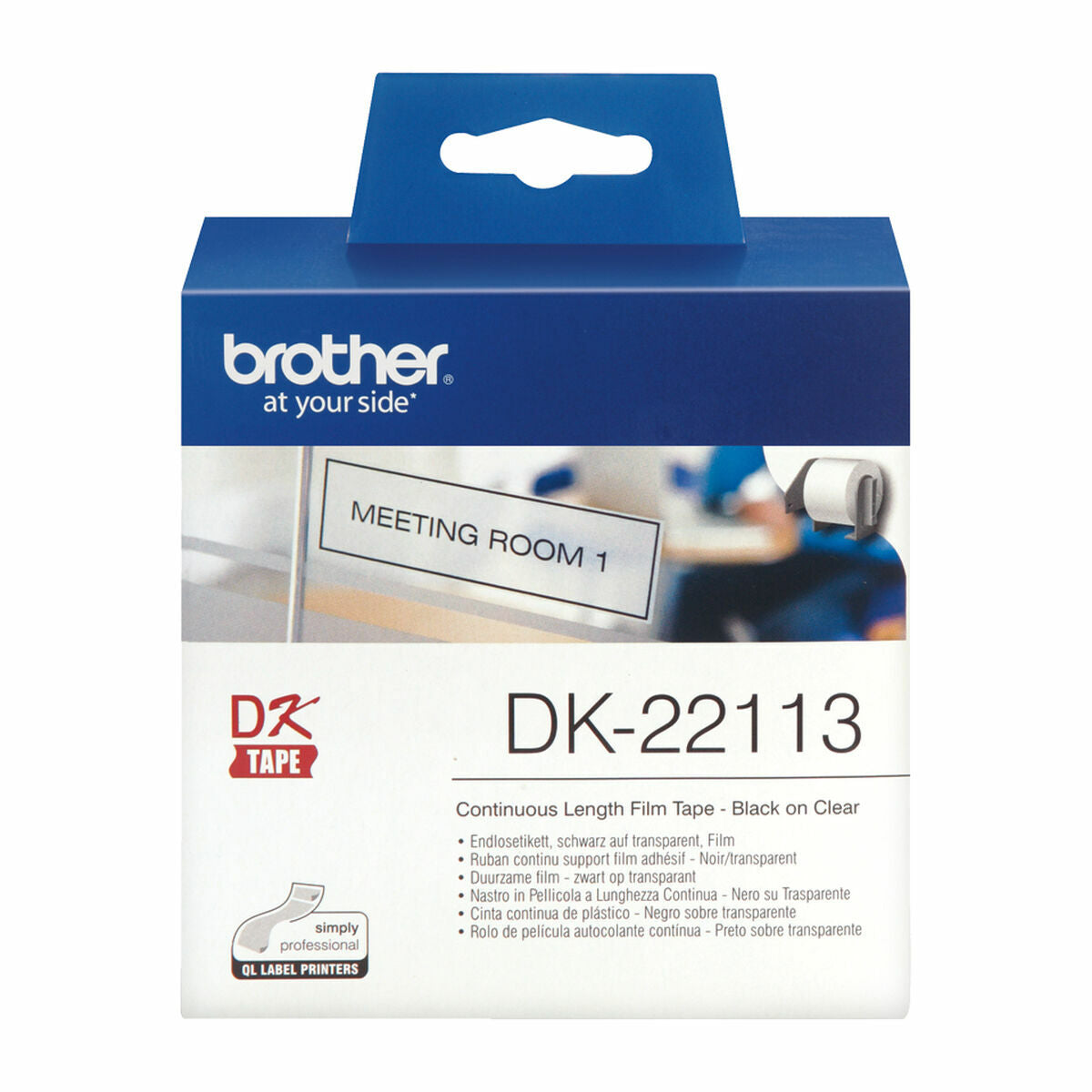 Termiskt papper, kontinuerligt Brother DK22113 Transparent-Kontor och Kontorsmaterial, Kontorsmaterial-Brother-peaceofhome.se