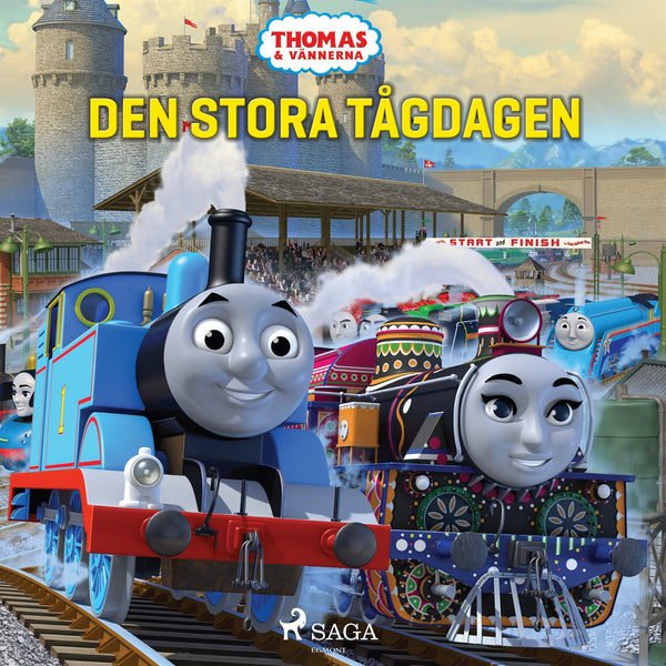 Thomas och vännerna - Den stora tågdagen – Ljudbok – Laddas ner-Digitala böcker-Axiell-peaceofhome.se