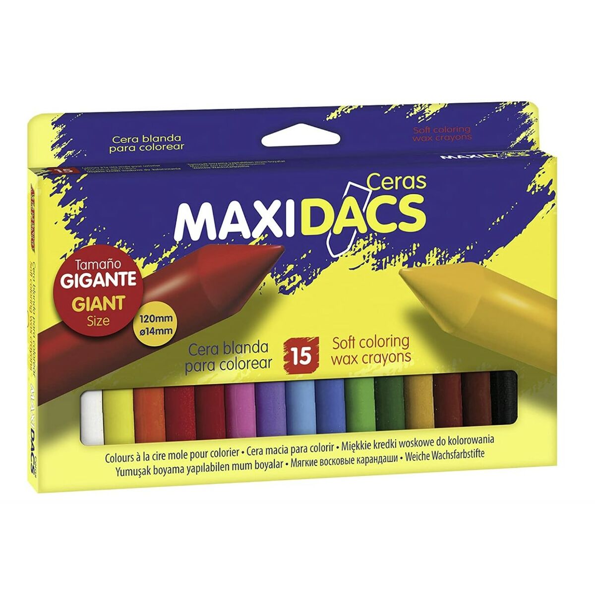 Tjocka färgpennor Alpino Maxidacs Multicolour (24 antal)-Leksaker och spel, Kreativa aktiviteter-Alpino-peaceofhome.se