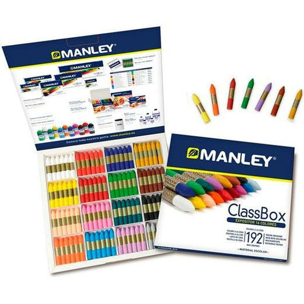 Tjocka färgpennor Manley ClassBox 192 Delar Multicolour-Leksaker och spel, Kreativa aktiviteter-Manley-peaceofhome.se