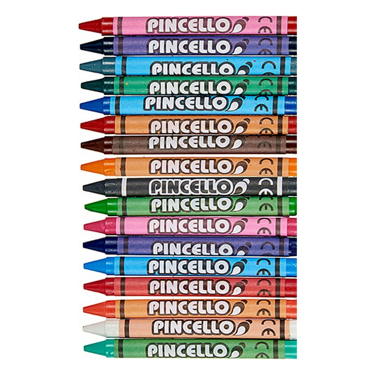 Tjocka färgpennor Pincello 36C 36C Multicolour (6 antal)-Kontor och Kontorsmaterial, konst och hantverk-Pincello-peaceofhome.se