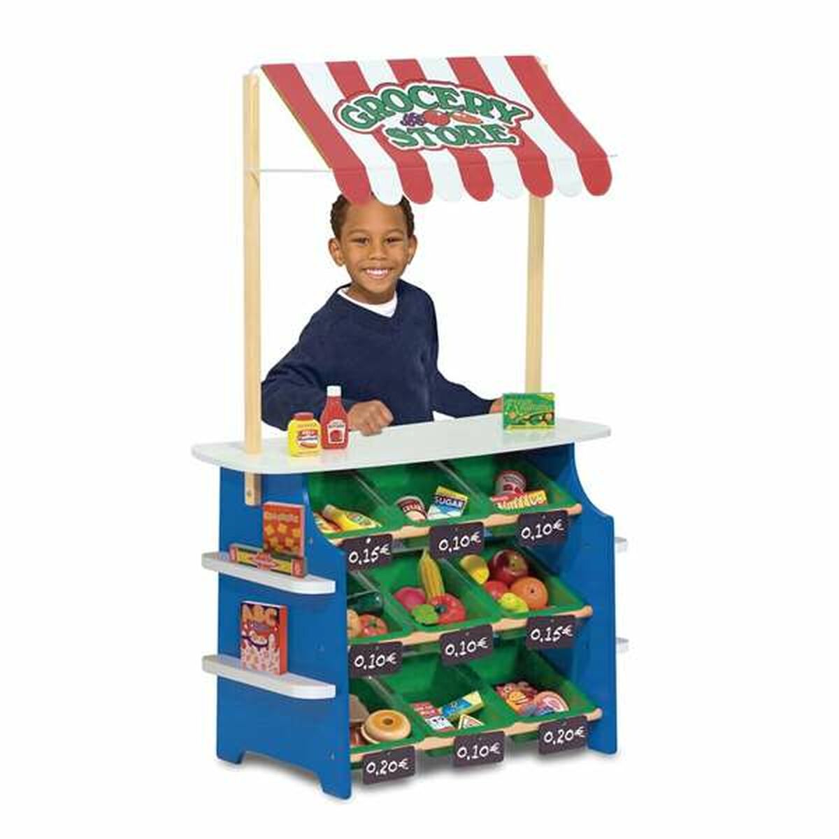 Toy Supermarket Melissa & Doug Grocery & Lemonade 127 x 81 x 41 cm-Leksaker och spel, Imitera spel-Melissa & Doug-peaceofhome.se