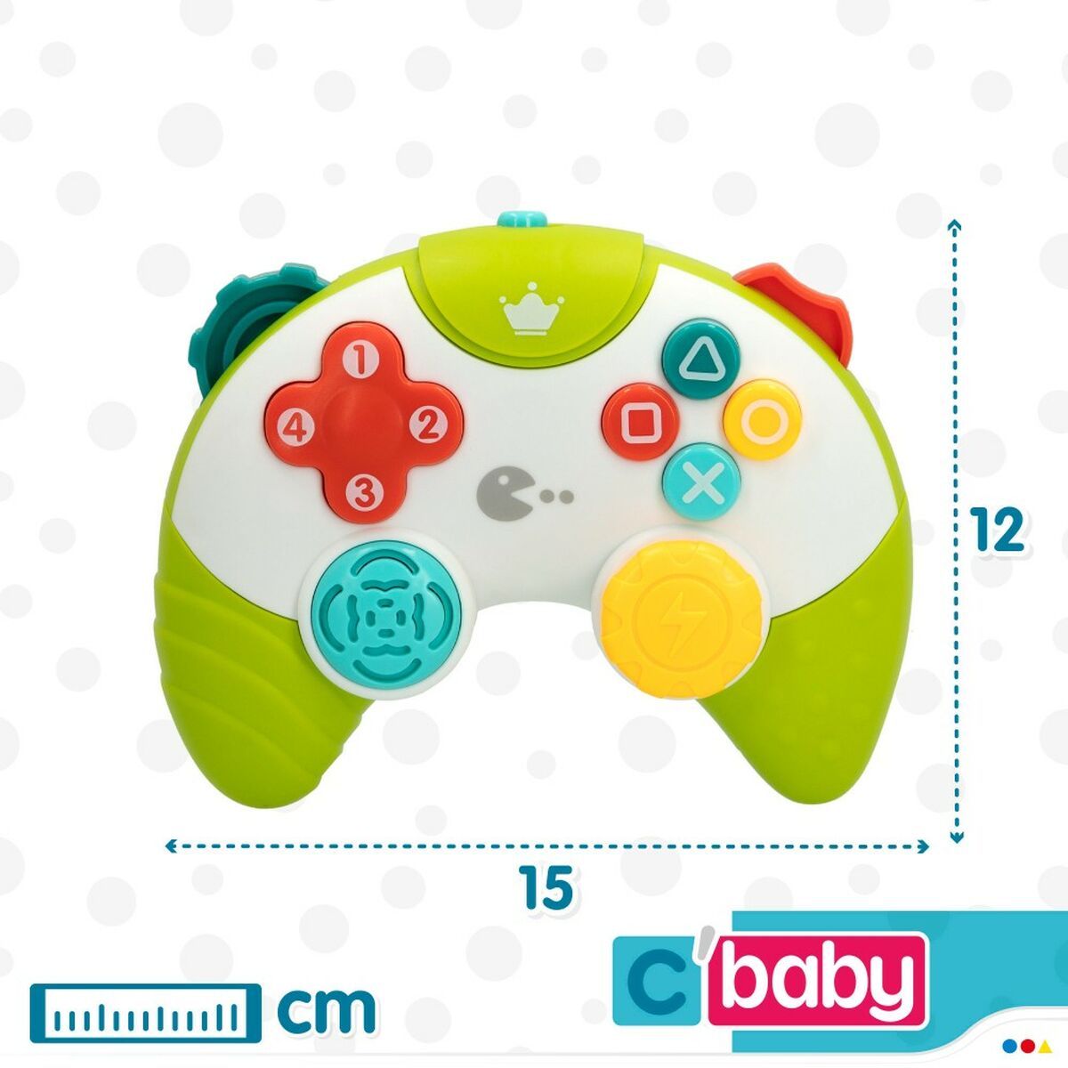 Toy controller Colorbaby Grön 15 x 5,5 x 12 cm (6 antal)-Bebis, Leksaker för småbarn-Colorbaby-peaceofhome.se