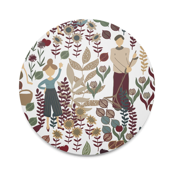 Trädgård runt grytunderlägg 21 cm-Heminredning-Arvidssons Textil-peaceofhome.se