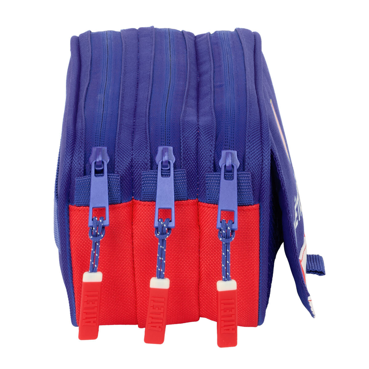 Tredubbel Carry-all Atlético Madrid Blå Vit Röd 21,5 x 10 x 8 cm-Kontor och Kontorsmaterial, Skol- och utbildningsmaterial-Atlético Madrid-peaceofhome.se