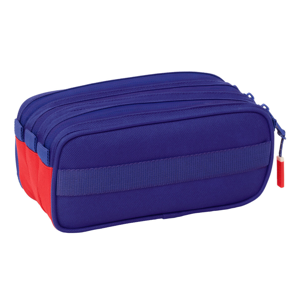Tredubbel Carry-all Atlético Madrid Blå Vit Röd 21,5 x 10 x 8 cm-Kontor och Kontorsmaterial, Skol- och utbildningsmaterial-Atlético Madrid-peaceofhome.se