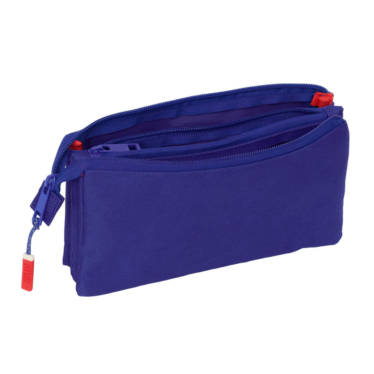 Tredubbel Carry-all Atlético Madrid Blå Vit Röd 22 x 12 x 3 cm-Kontor och Kontorsmaterial, Skol- och utbildningsmaterial-Atlético Madrid-peaceofhome.se