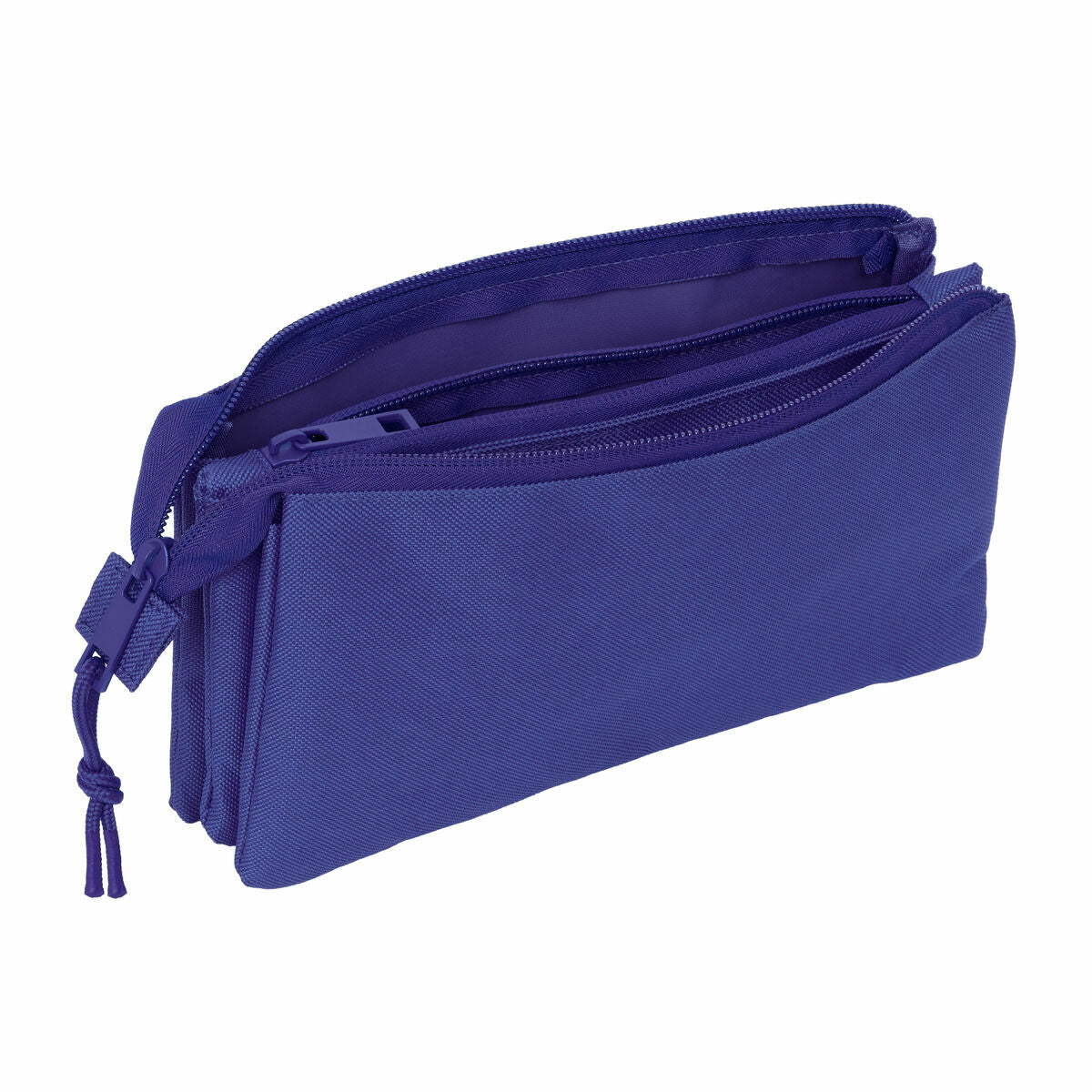 Tredubbel Carry-all Atlético Madrid Mörkblå 22 x 12 x 3 cm-Kontor och Kontorsmaterial, Skol- och utbildningsmaterial-Atlético Madrid-peaceofhome.se