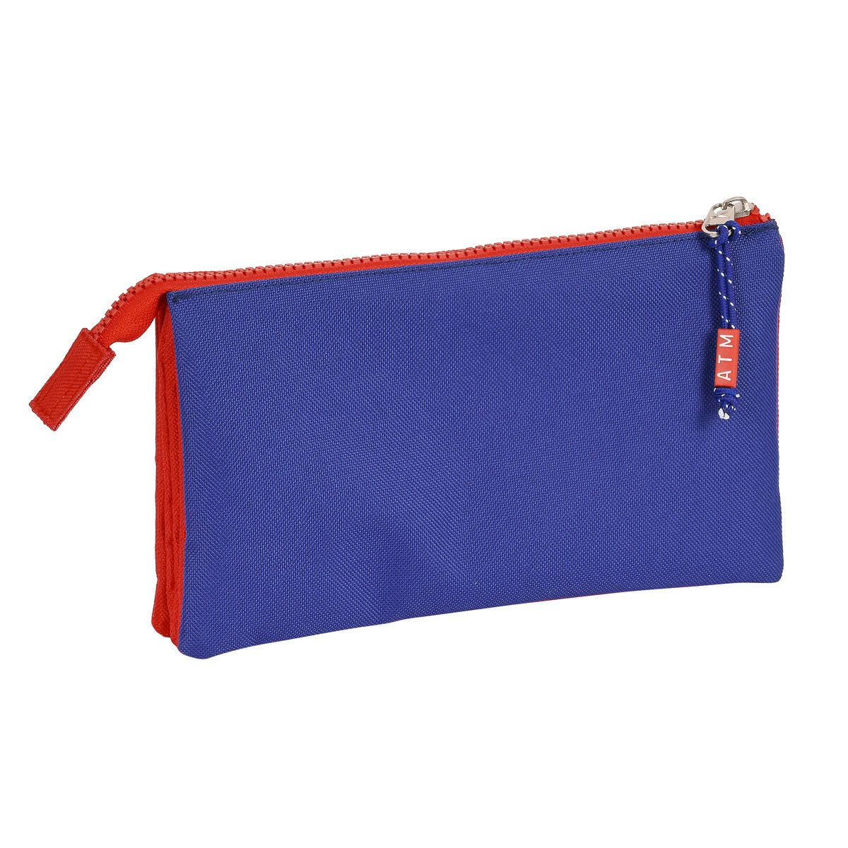 Tredubbel Carry-all Atlético Madrid Röd Marinblå (22 x 12 x 3 cm)-Kontor och Kontorsmaterial, Skol- och utbildningsmaterial-Atlético Madrid-peaceofhome.se