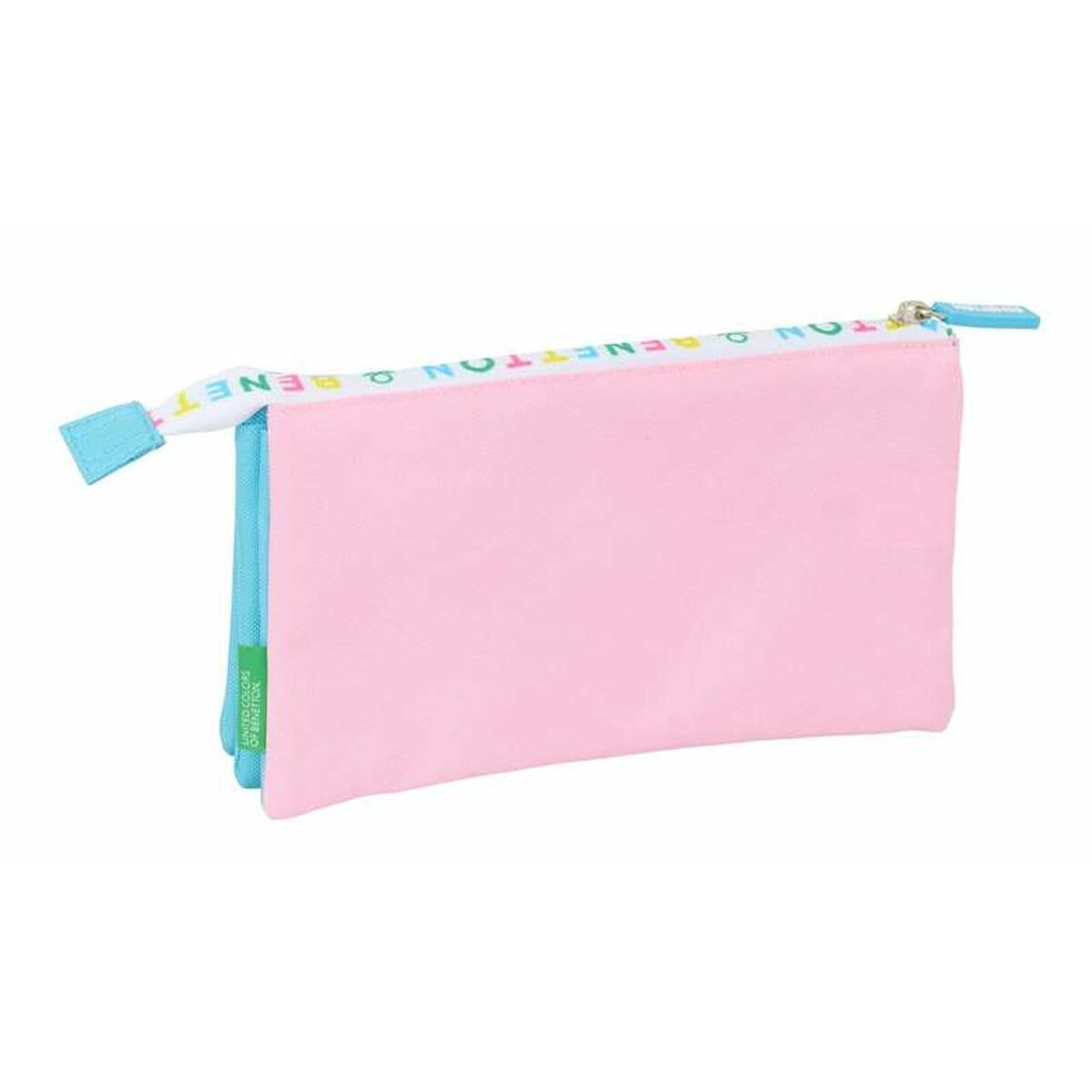Tredubbel Carry-all Benetton Unique 22 x 12 x 3 cm-Kontor och Kontorsmaterial, Skol- och utbildningsmaterial-Benetton-peaceofhome.se