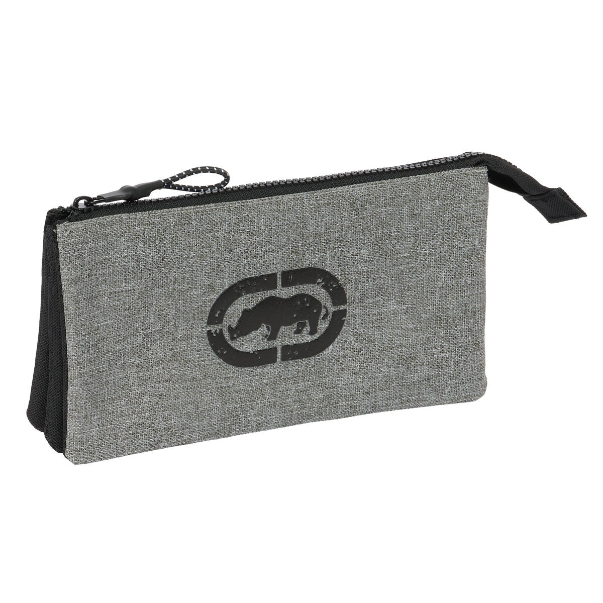 Tredubbel Carry-all Eckō Unltd. Rhino Svart Grå 22 x 12 x 3 cm-Kontor och Kontorsmaterial, Skol- och utbildningsmaterial-Eckō Unltd.-peaceofhome.se