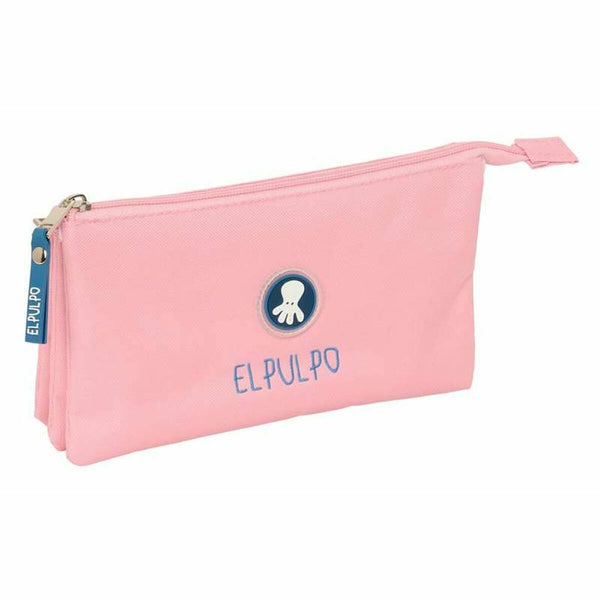 Tredubbel Carry-all El Pulpo Ljusblå 22 x 12 x 3 cm-Kontor och Kontorsmaterial, Skol- och utbildningsmaterial-El Pulpo-peaceofhome.se