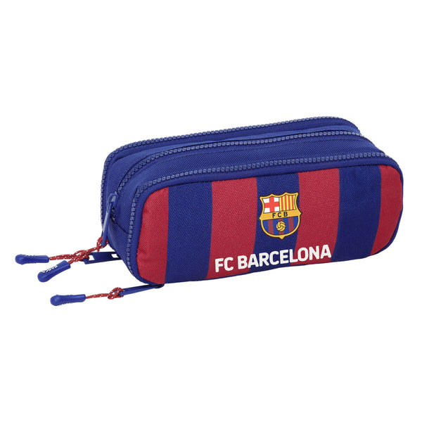 Tredubbel Carry-all F.C. Barcelona 24/25 Rödbrun Marinblå 21 x 8 x 8 cm-Kontor och Kontorsmaterial, Skol- och utbildningsmaterial-F.C. Barcelona-peaceofhome.se