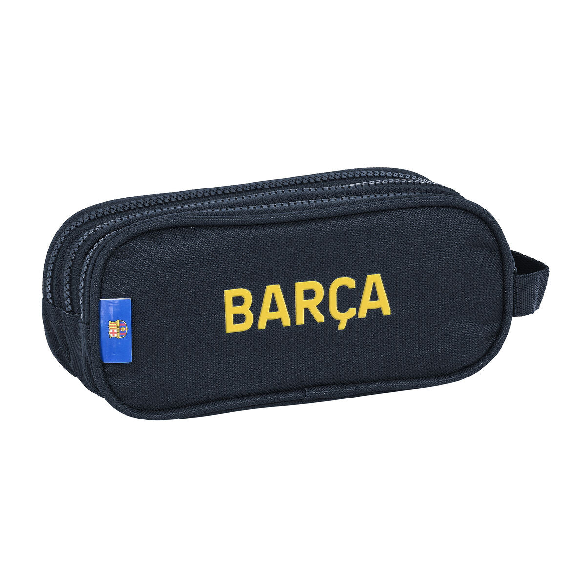 Tredubbel Carry-all F.C. Barcelona Rödbrun Marinblå (21 x 8.5 x 7 cm)-Kontor och Kontorsmaterial, Skol- och utbildningsmaterial-F.C. Barcelona-peaceofhome.se