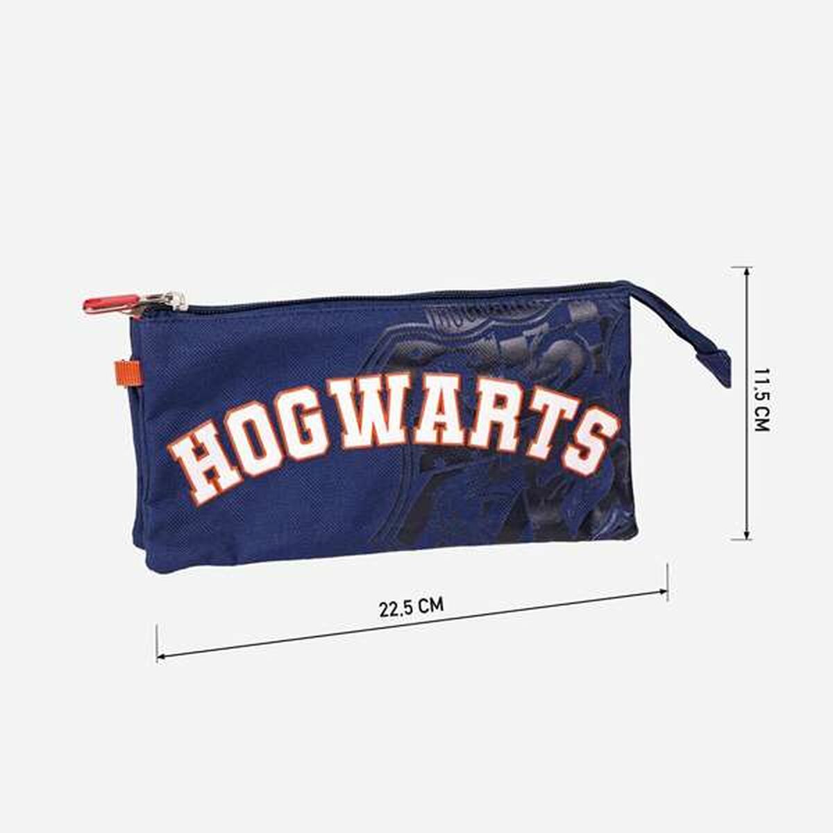 Tredubbel Carry-all Harry Potter Howarts Mörkblå-Kontor och Kontorsmaterial, Skol- och utbildningsmaterial-Harry Potter-peaceofhome.se