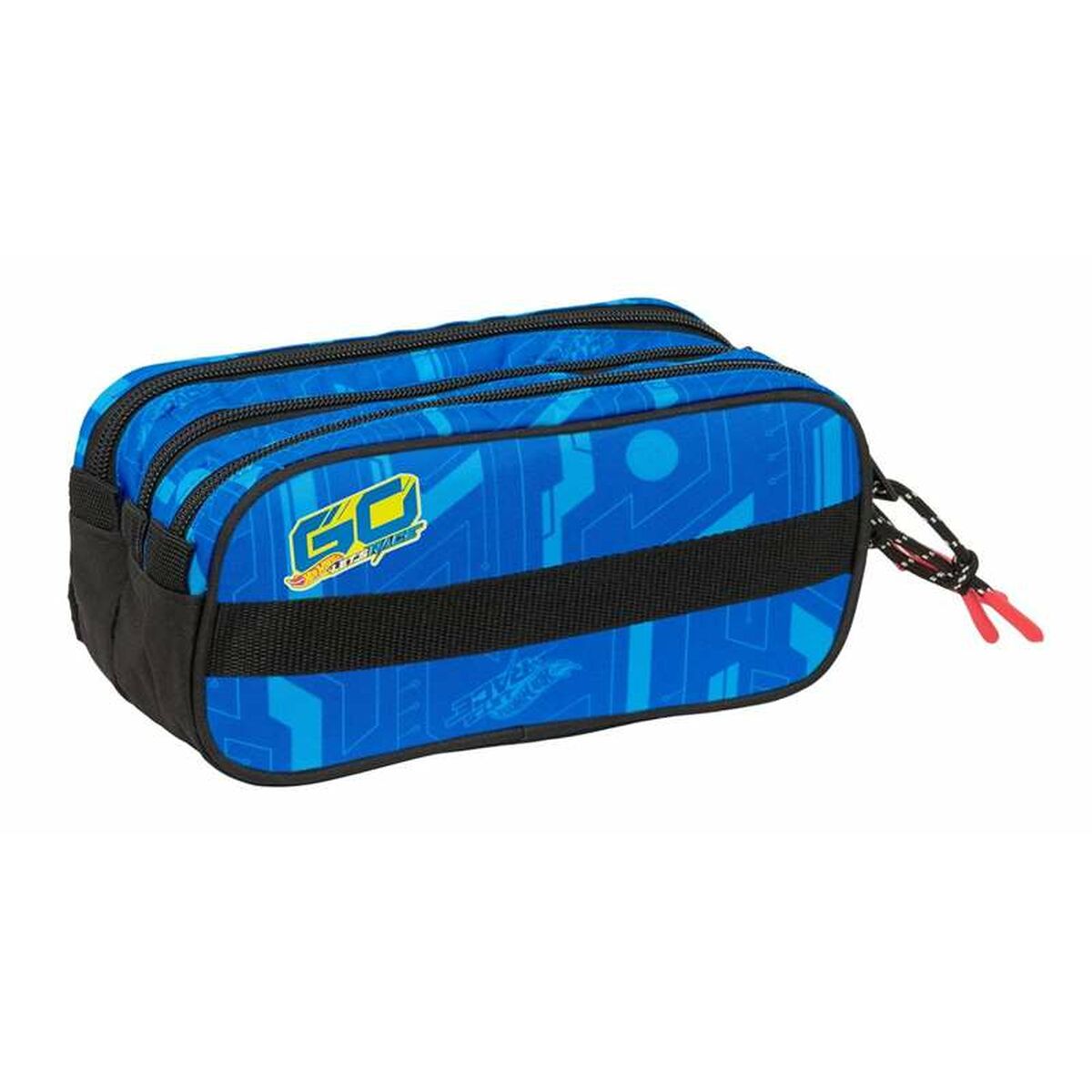 Tredubbel Carry-all Hot Wheels Let'S Race 21,5 x 10 x 8 cm-Kontor och Kontorsmaterial, Skol- och utbildningsmaterial-Hot Wheels-peaceofhome.se