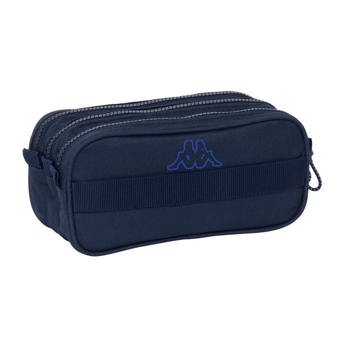 Tredubbel Carry-all Kappa Blue night Marinblå 21,5 x 10 x 8 cm-Kontor och Kontorsmaterial, Skol- och utbildningsmaterial-Kappa-peaceofhome.se