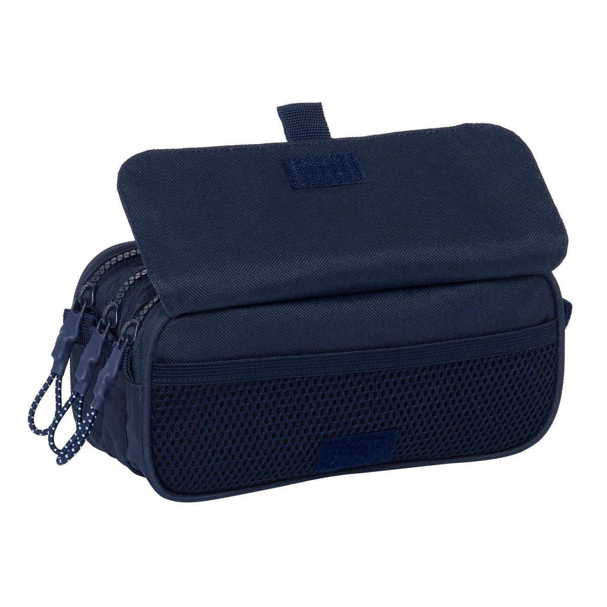 Tredubbel Carry-all Kappa Blue night Marinblå 21,5 x 10 x 8 cm-Kontor och Kontorsmaterial, Skol- och utbildningsmaterial-Kappa-peaceofhome.se