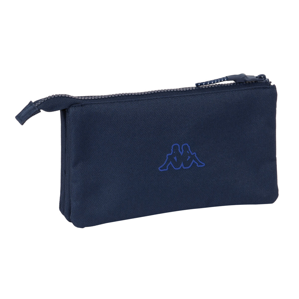 Tredubbel Carry-all Kappa Blue night Marinblå 22 x 12 x 3 cm-Kontor och Kontorsmaterial, Skol- och utbildningsmaterial-Kappa-peaceofhome.se