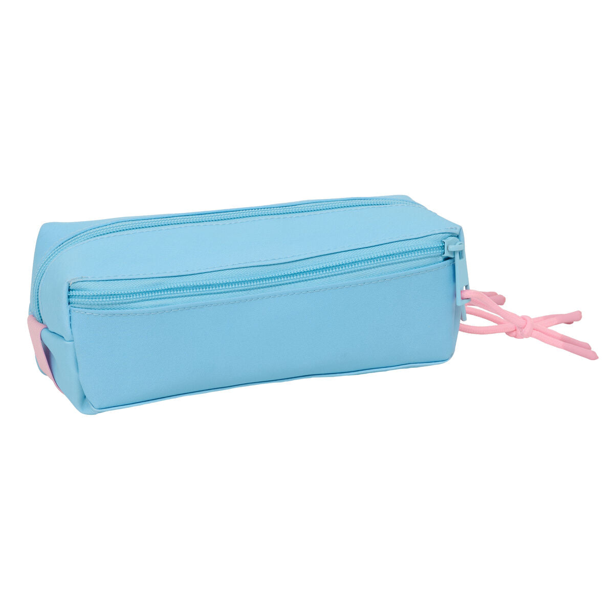 Tredubbel Carry-all Lilo & Stitch Happy Himmelsblå 22 x 8,5 x 6 cm-Kontor och Kontorsmaterial, Skol- och utbildningsmaterial-Lilo & Stitch-peaceofhome.se