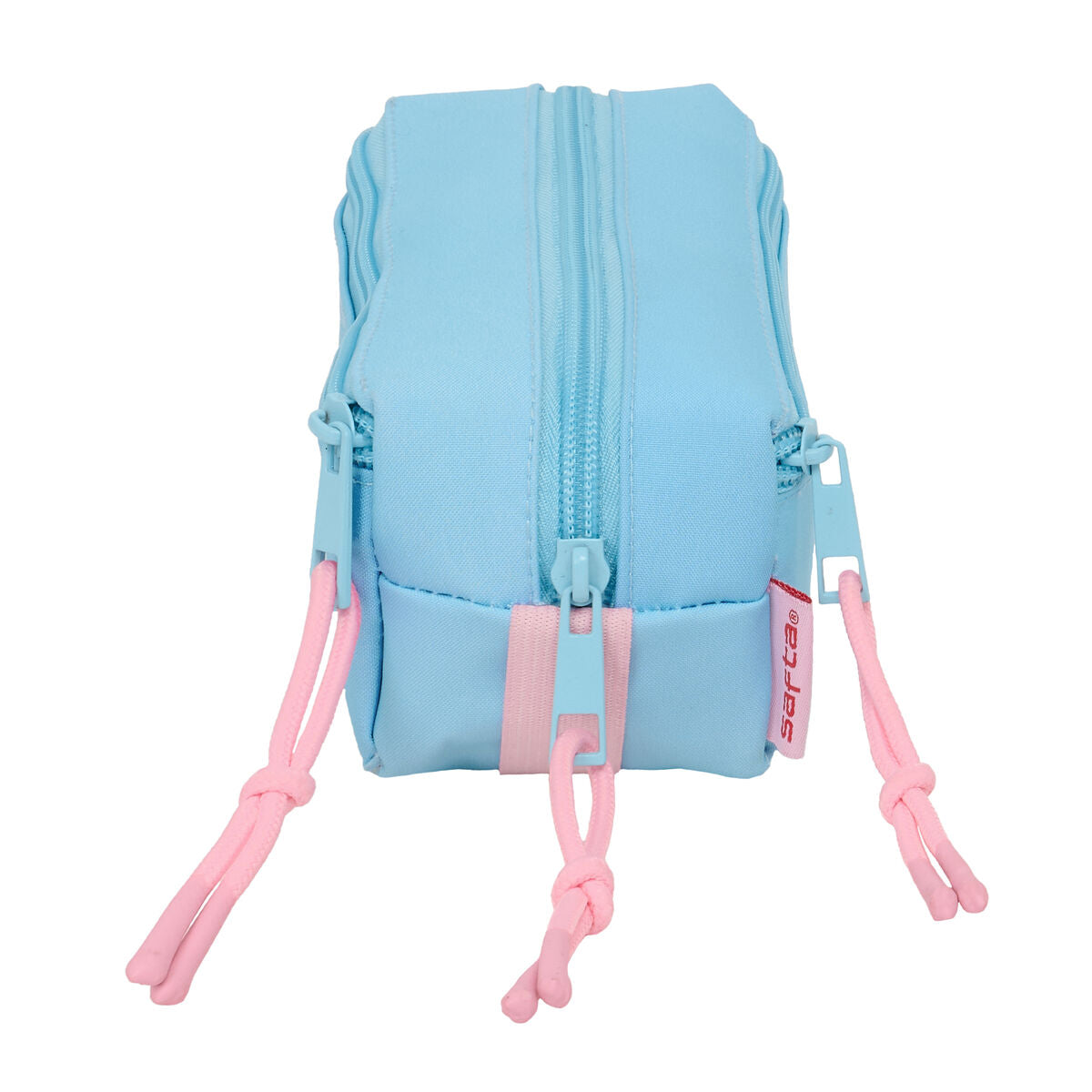 Tredubbel Carry-all Lilo & Stitch Happy Himmelsblå 22 x 8,5 x 6 cm-Kontor och Kontorsmaterial, Skol- och utbildningsmaterial-Lilo & Stitch-peaceofhome.se