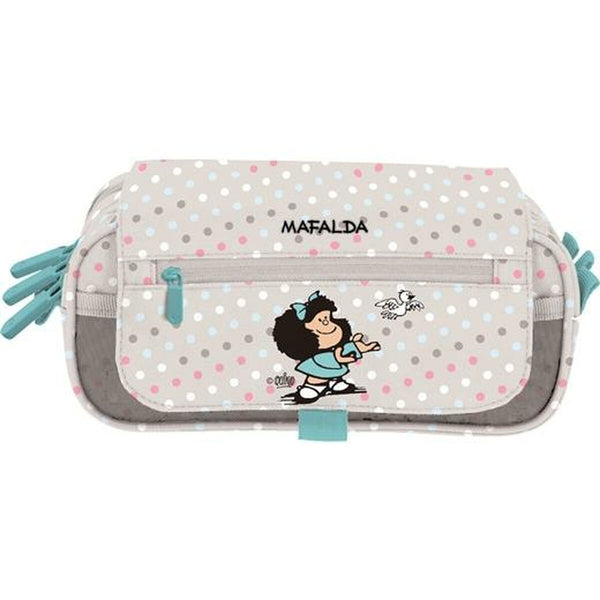 Tredubbel Carry-all Mafalda Bird Multicolour 23 x 10 x 10 cm-Kontor och Kontorsmaterial, Skol- och utbildningsmaterial-Mafalda-peaceofhome.se
