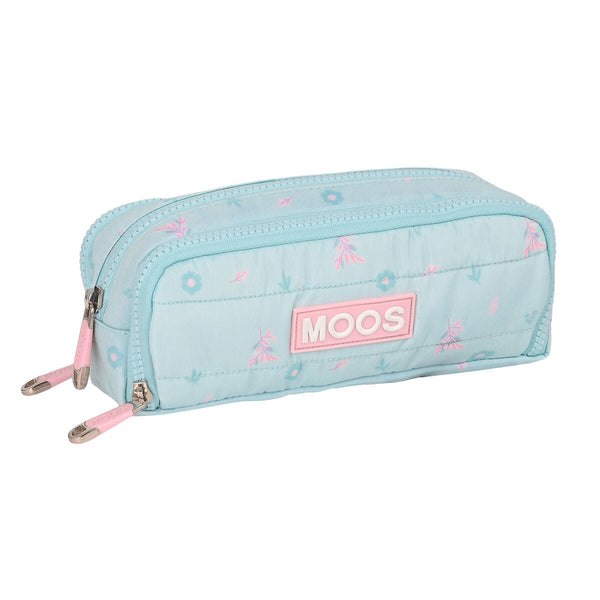 Tredubbel Carry-all Moos Garden 21 x 8 x 8 cm Turkos-Kontor och Kontorsmaterial, Skol- och utbildningsmaterial-Moos-peaceofhome.se