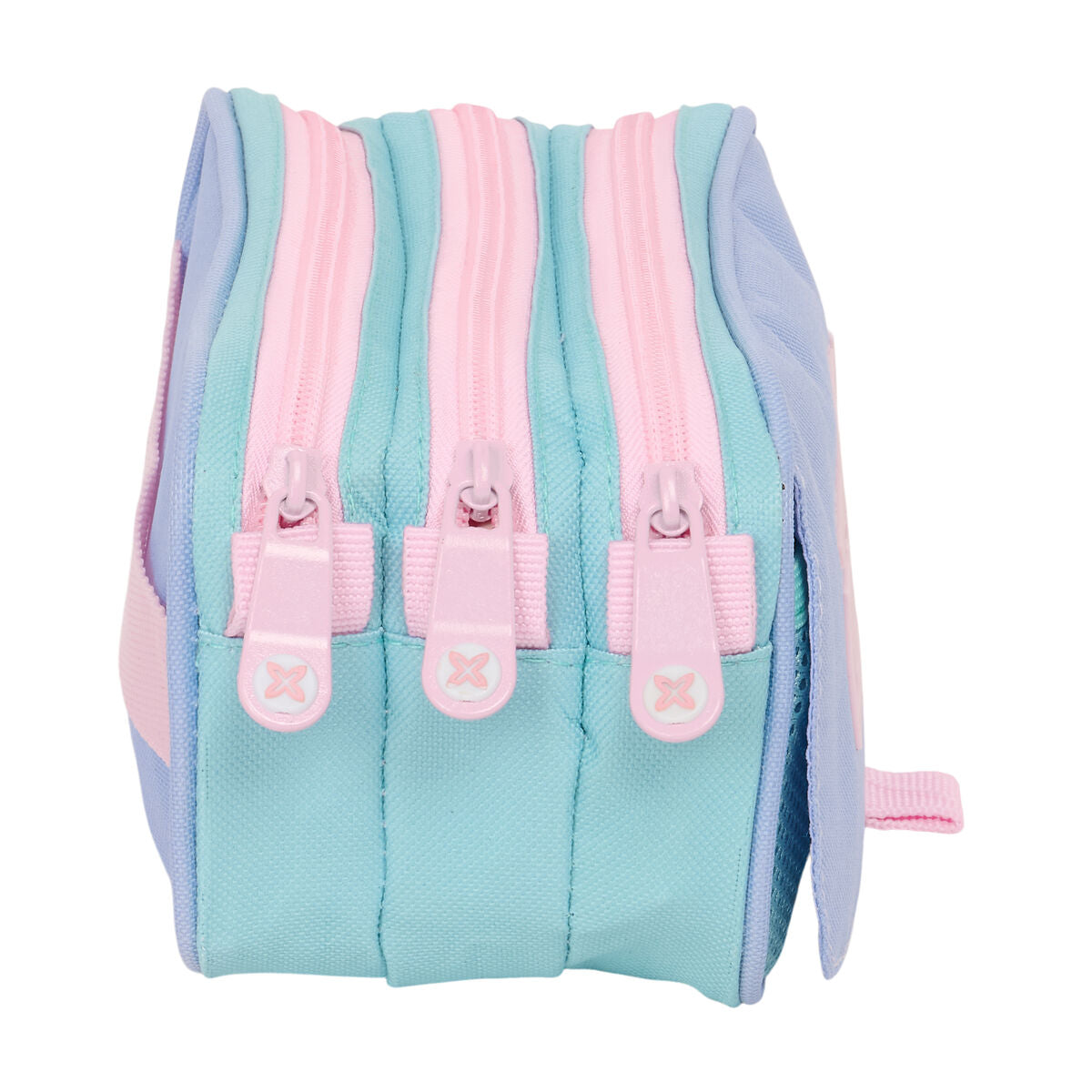 Tredubbel Carry-all Munich Mellow Blå Rosa Himmelsblå 21,5 x 10 x 8 cm-Kontor och Kontorsmaterial, Skol- och utbildningsmaterial-Munich-peaceofhome.se