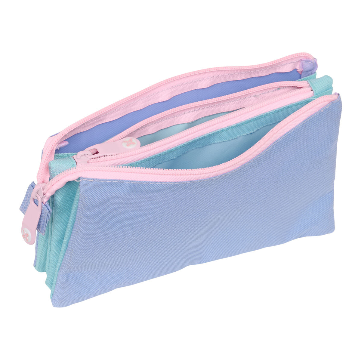 Tredubbel Carry-all Munich Mellow Blå Rosa Himmelsblå 22 x 12 x 3 cm-Kontor och Kontorsmaterial, Skol- och utbildningsmaterial-Munich-peaceofhome.se
